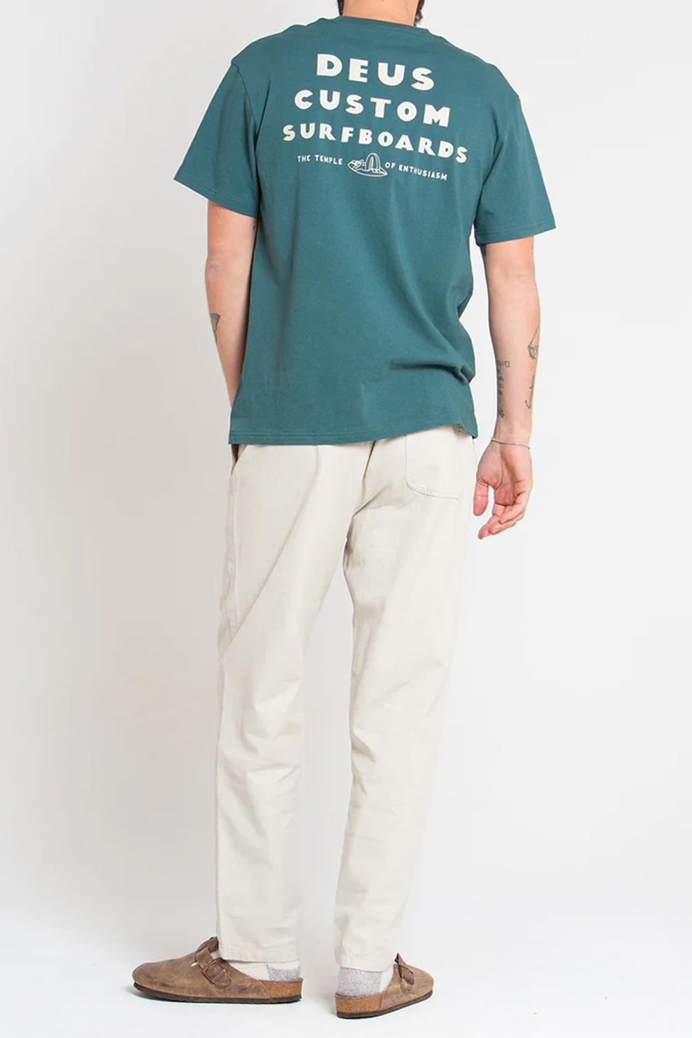 Deus-Layback Tee Jasper Green-T-Shirts-2-roqelvaxirum.shop