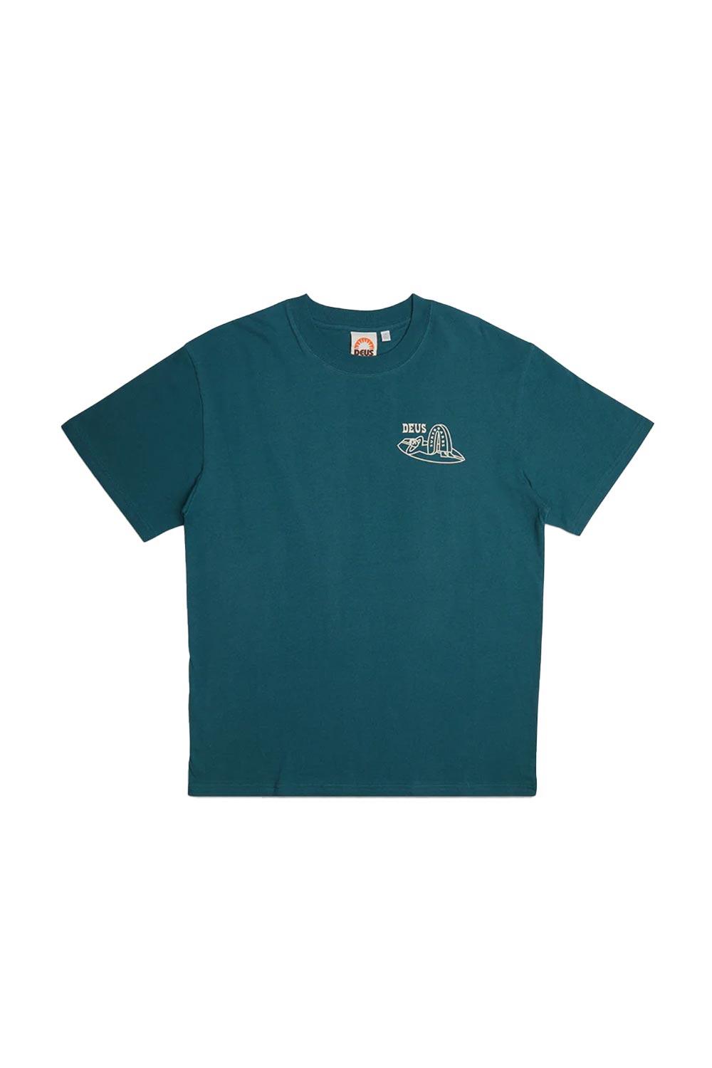 Deus-Layback Tee Jasper Green-T-Shirts-5-roqelvaxirum.shop