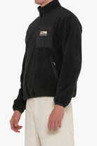 Deus-Munster Zip Polar Fleece Trek Black-Sweatshirts & Hoodies-2-roqelvaxirum.shop