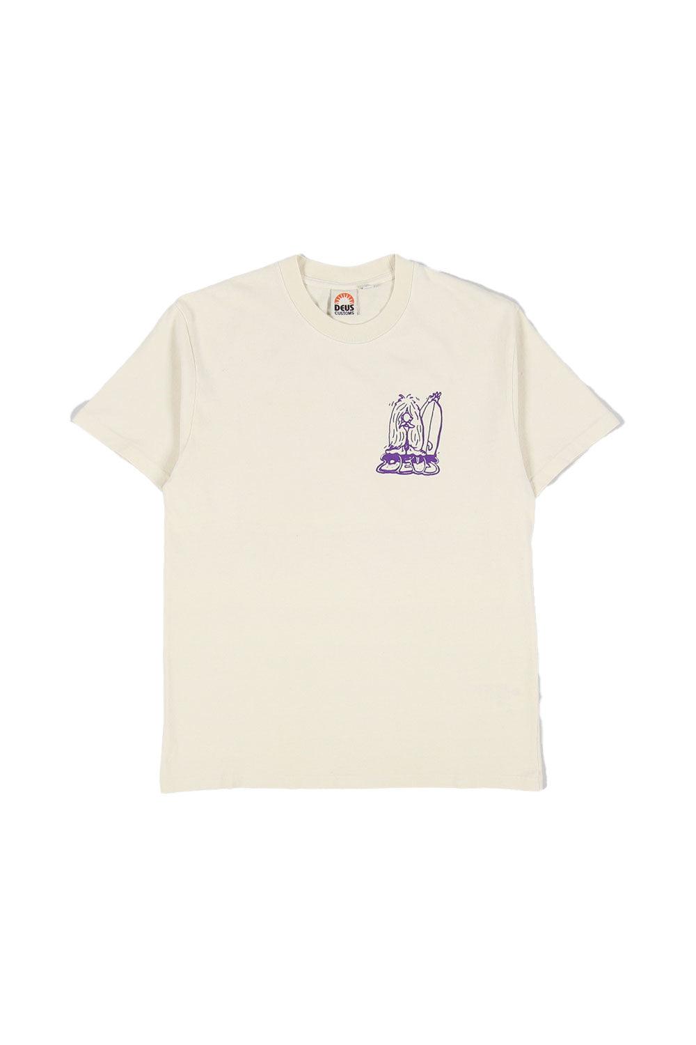 Deus-Ninety Three Tee Dirty White-T-Shirts-1-roqelvaxirum.shop
