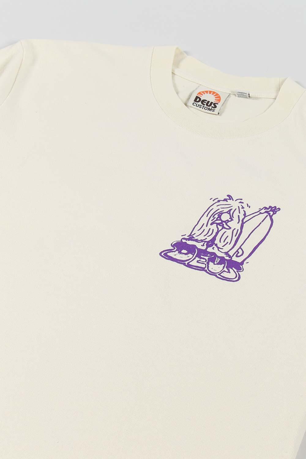 Deus-Ninety Three Tee Dirty White-T-Shirts-2-roqelvaxirum.shop