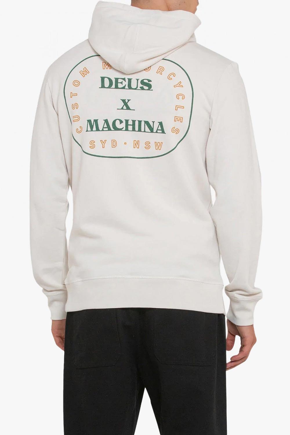 Deus-Unshore Hoodie Dirty White-Sweatshirts & Hoodies-2-roqelvaxirum.shop
