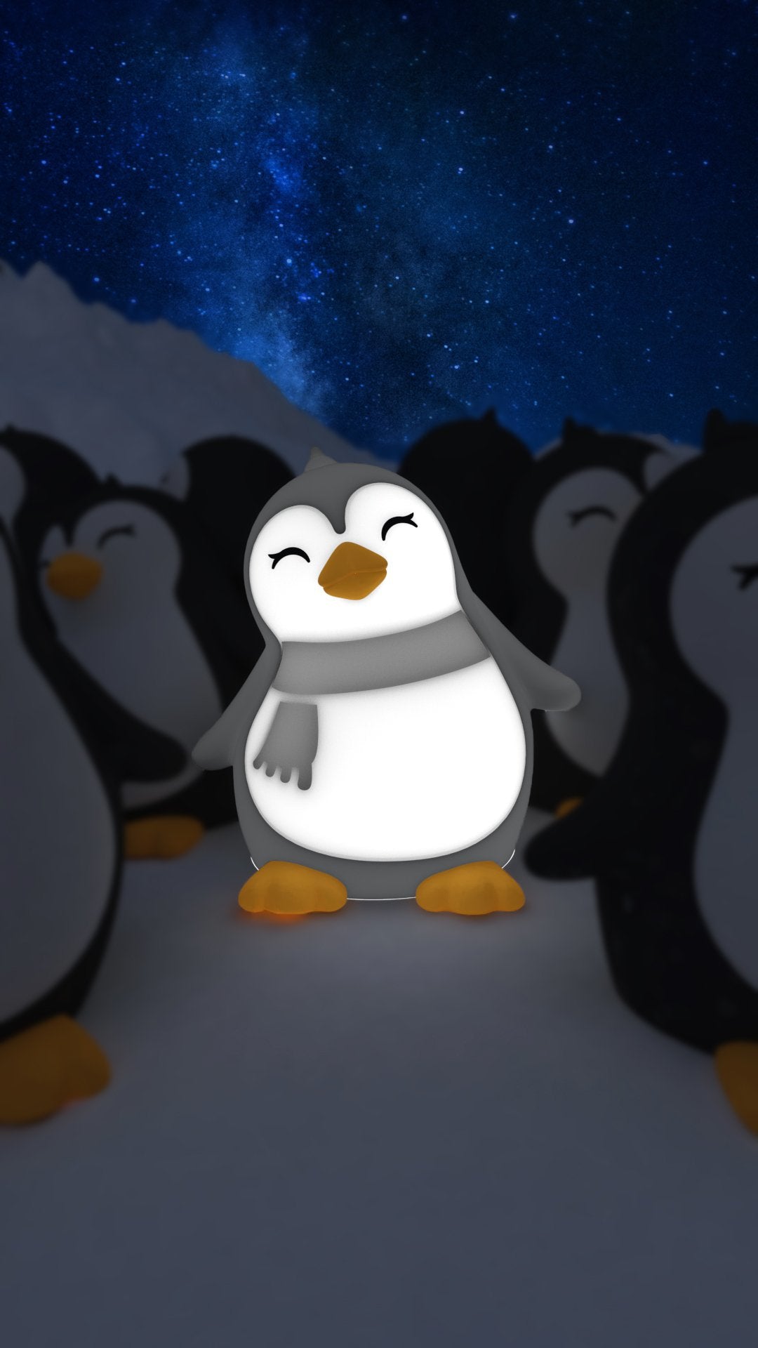 Dhink-Silikon şarjlı Gece Lambası Penguen-Gece Lambası-7-roqelvaxirum.shop
