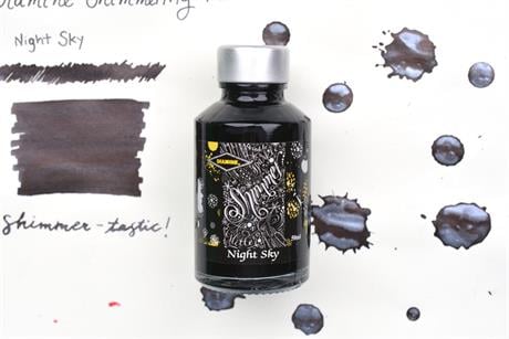 Diamine-Diamine Ink Shimmering Mürekkep Night Sky-Mürekkep-3-roqelvaxirum.shop