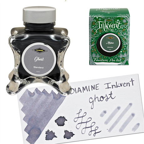 Diamine-Diamine Inkvent Green Edition Collection şişe Mürekkep 50ml Ghost-Mürekkep-3-roqelvaxirum.shop