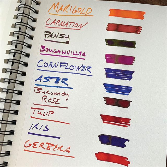 Diamine-Flower Collection 30 Ml Mürekkep Iris-Şişe Mürekkep-3-roqelvaxirum.shop