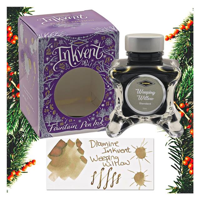 Diamine-Inkvent Purple Collection Mürekkep 50ml Weeping Willow-Şişe Mürekkep-1-roqelvaxirum.shop