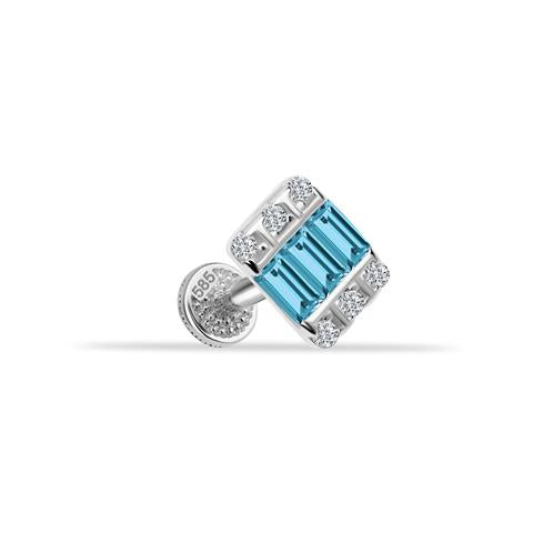 Dianora Piercing-14 Ayar Altın Aqua Taşlı Minimal Tragus Piercing-Tragus Piercing-3-roqelvaxirum.shop