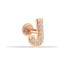 Dianora Piercing-14 Ayar Altın Taşlı Düz J Harfi Tragus Piercing-Tragus Piercing-3-roqelvaxirum.shop