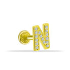 Dianora Piercing-14 Ayar Altın Taşlı Düz N Harfi Tragus Piercing-Tragus Piercing-1-roqelvaxirum.shop
