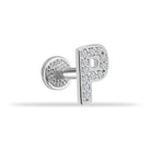 Dianora Piercing-14 Ayar Altın Taşlı Düz P Harfi Tragus Piercing-Tragus Piercing-3-roqelvaxirum.shop