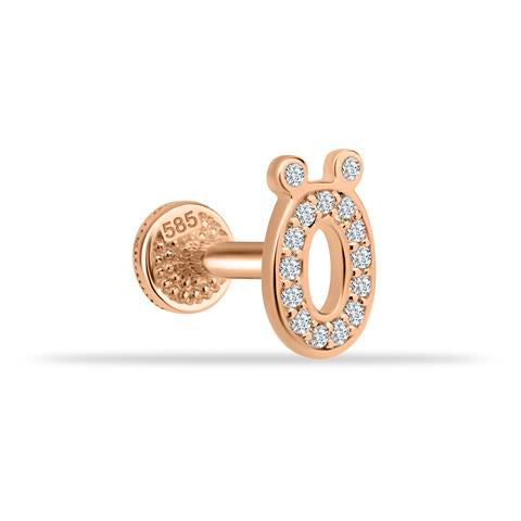 Dianora Piercing-14 Ayar Altın Taşlı Düz ö Harfi Tragus Piercing-Tragus Piercing-2-roqelvaxirum.shop