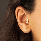Dianora Piercing-14 Ayar Altın Taşlı Düz ö Harfi Tragus Piercing-Tragus Piercing-4-roqelvaxirum.shop
