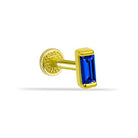 Dianora Piercing-14 Ayar Altın Tek Lacivert Taşlı Minimal Tragus Piercing-Tragus Piercing-1-roqelvaxirum.shop