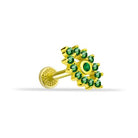 Dianora Piercing-14 Ayar Altın Yeşil Taşlı Göz Minimal Tragus Piercing-Tragus Piercing-1-roqelvaxirum.shop