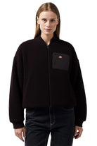 Dickies-Central Sherpa Bomber Siyah Kadın Peluş Mont-Mont-1-roqelvaxirum.shop
