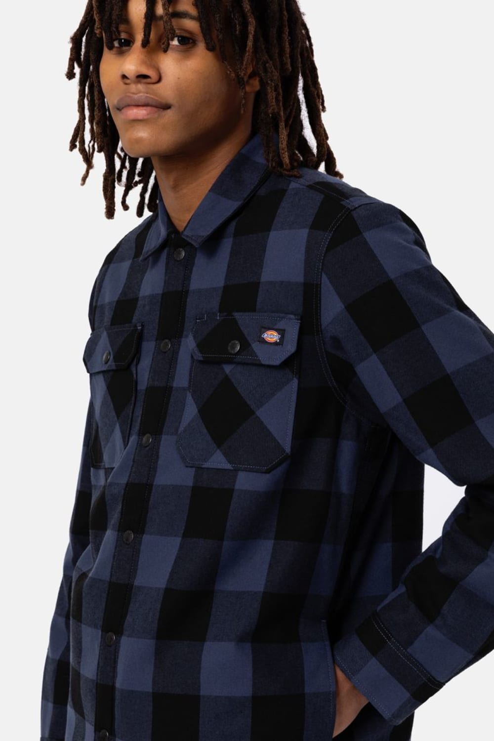 Dickies-Lined Sacramento Navy Blue-Gömlek-3-roqelvaxirum.shop