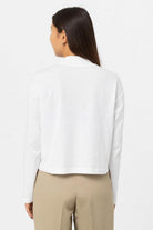Dickies-Mapleton High Neck LS White-T-Shirts-2-roqelvaxirum.shop