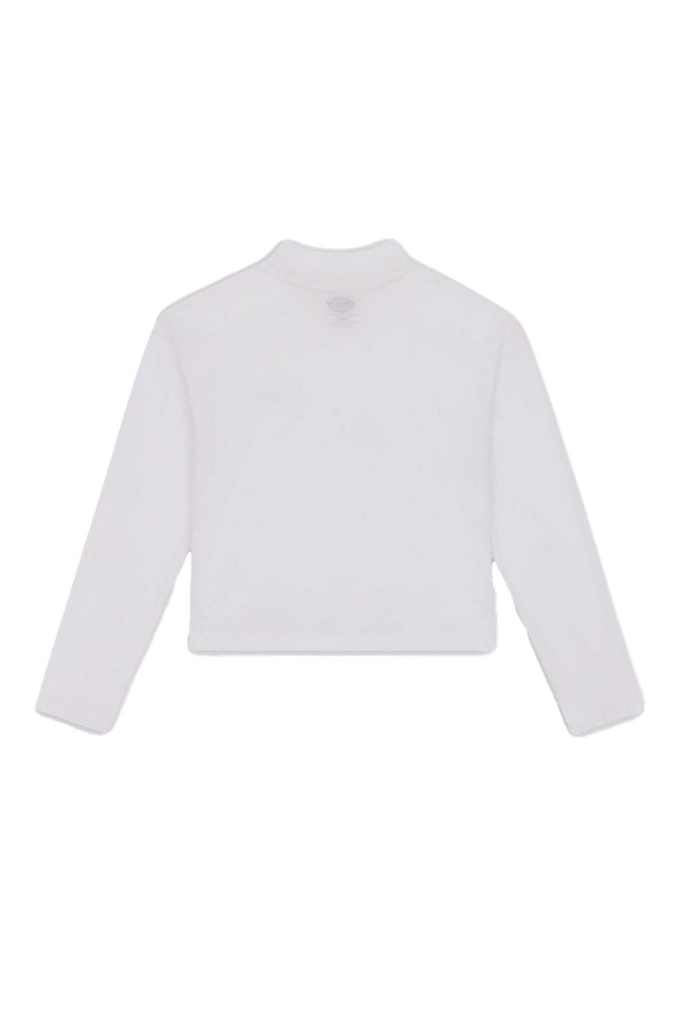 Dickies-Mapleton High Neck LS White-T-Shirts-5-roqelvaxirum.shop