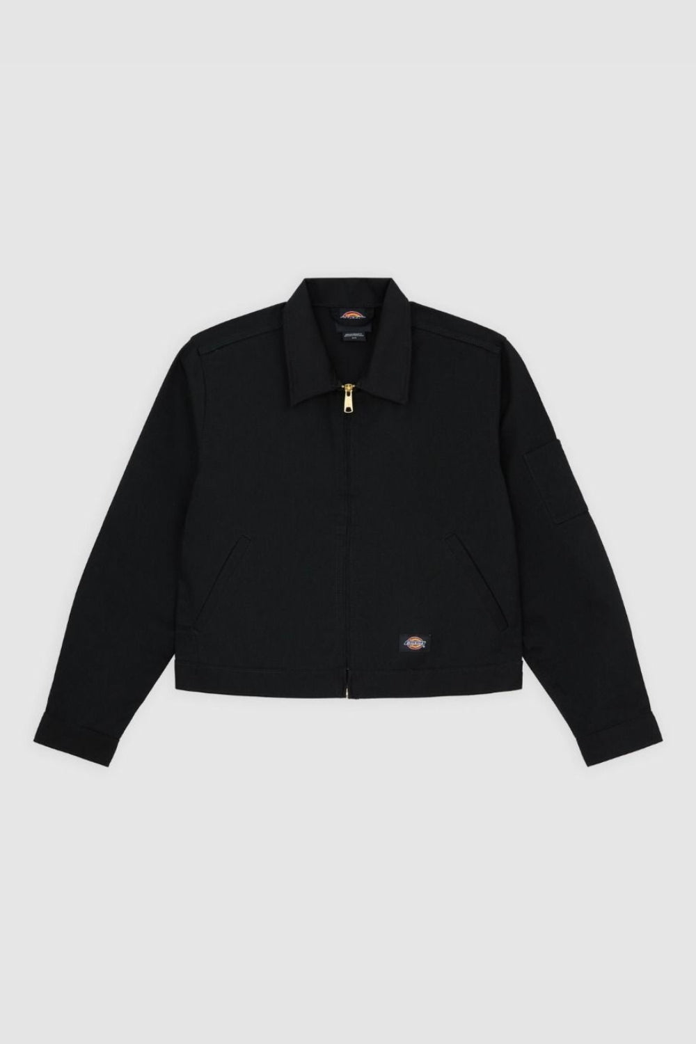 Dickies-Unlined Cropped Eisenhower Jacket Black-Ceket-8-roqelvaxirum.shop