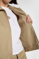 Dickies-Unlined Cropped Eisenhower Jacket Khaki-Ceket-6-roqelvaxirum.shop