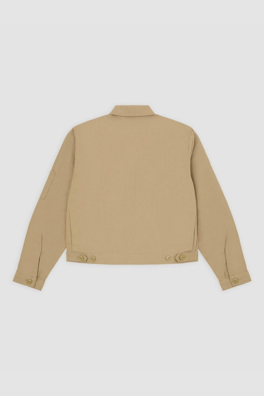 Dickies-Unlined Cropped Eisenhower Jacket Khaki-Ceket-8-roqelvaxirum.shop