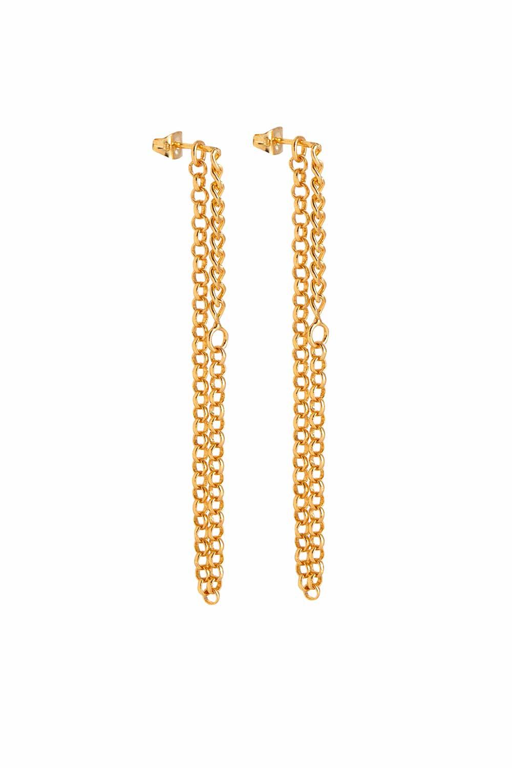 Dieci Dita-Different Chain Earring-Küpe-2-roqelvaxirum.shop