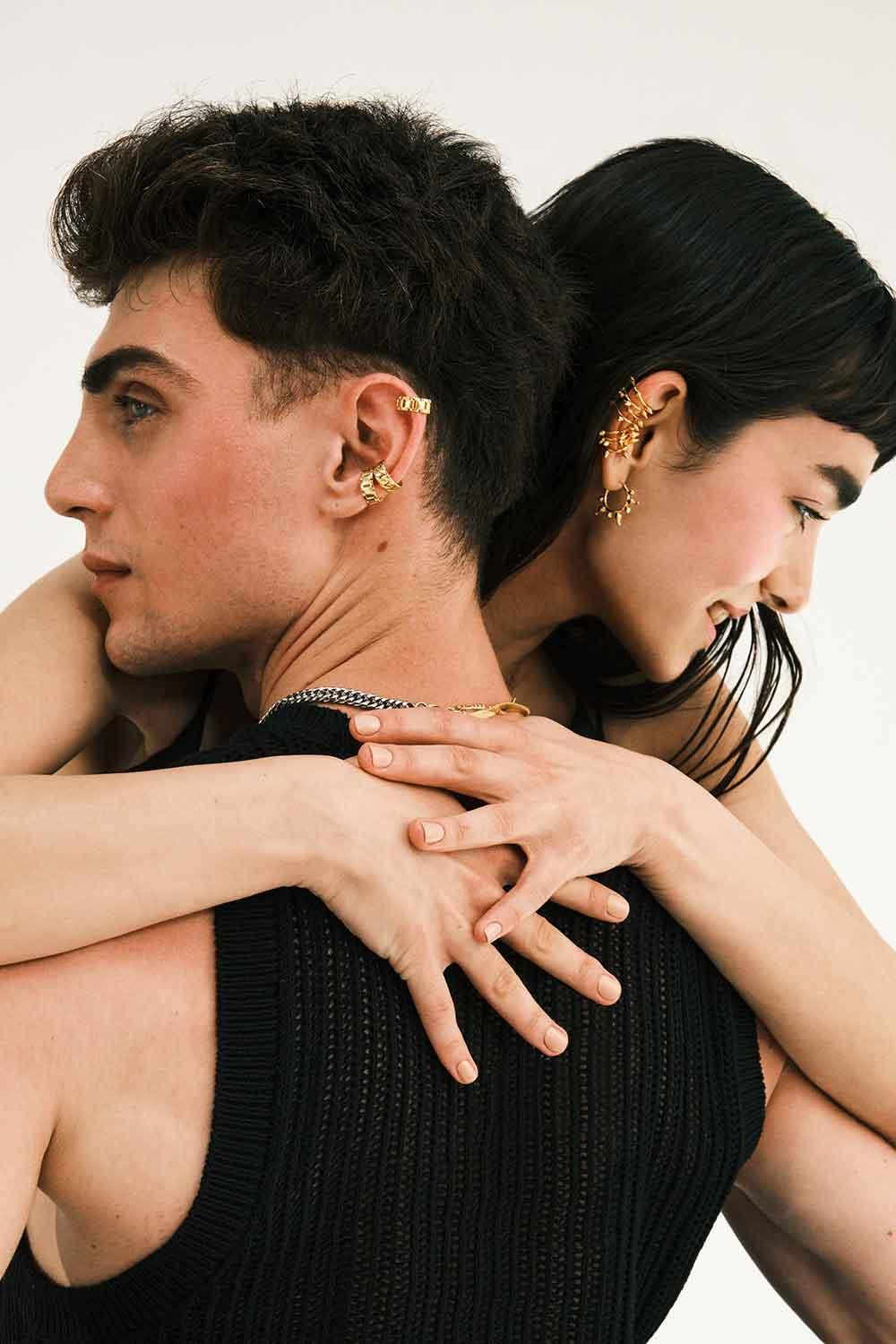 Dieci Dita-Pesce Earcuff-Küpe-5-roqelvaxirum.shop