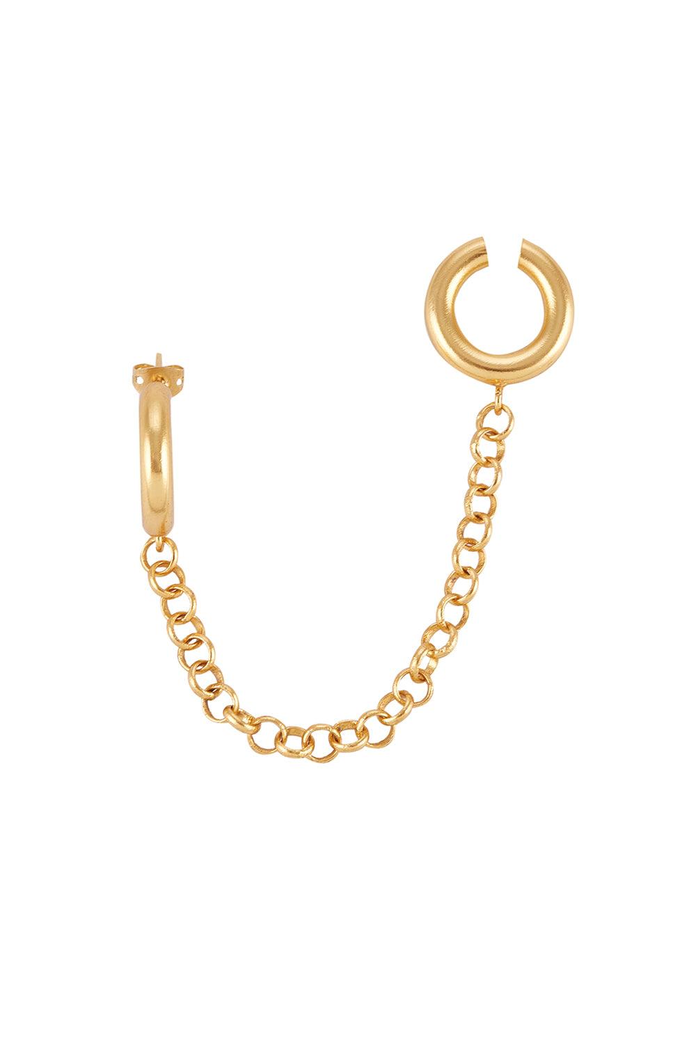 Dieci Dita-Regula Cuff And Earring-Küpe-2-roqelvaxirum.shop