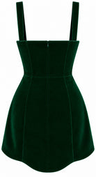 Sculpted Velvet Mini Dress