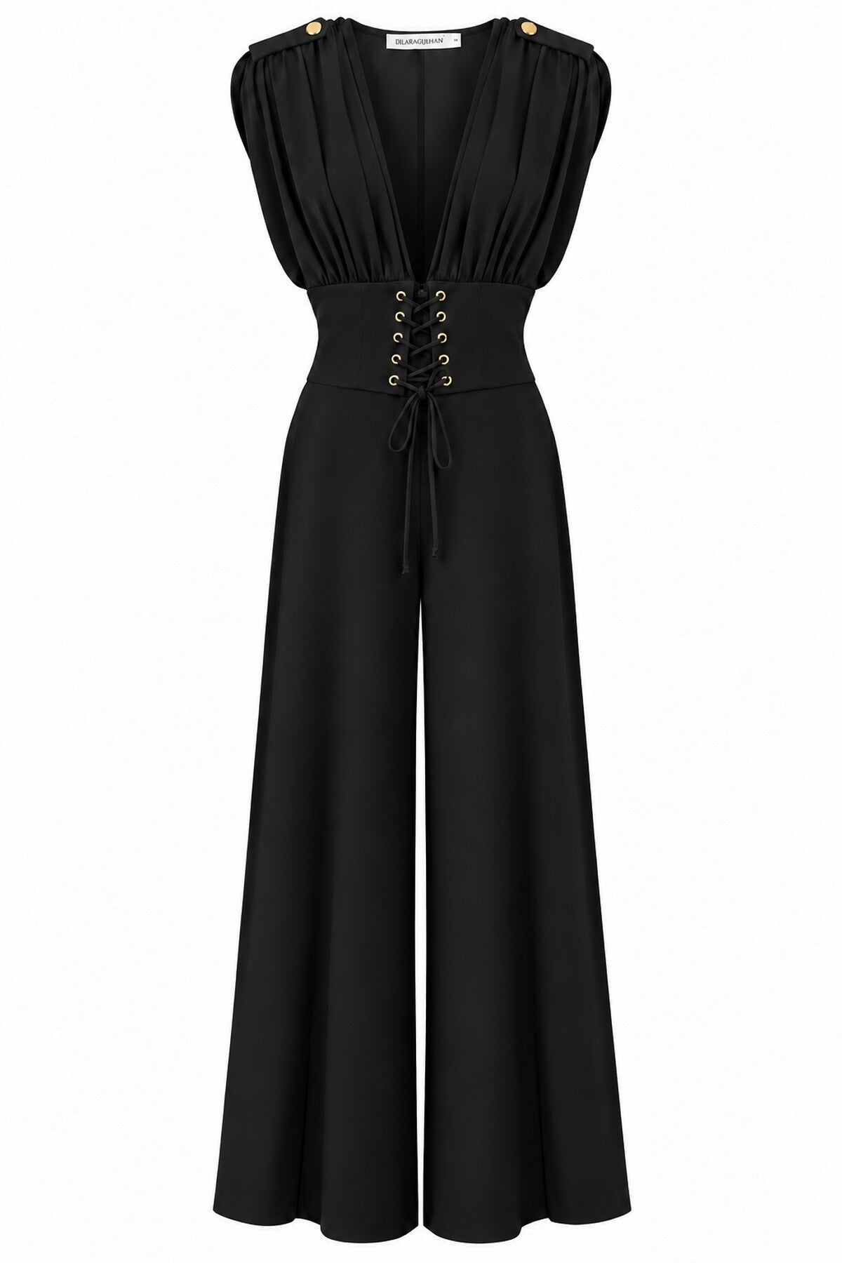 Corset Wide-Leg Jumpsuit