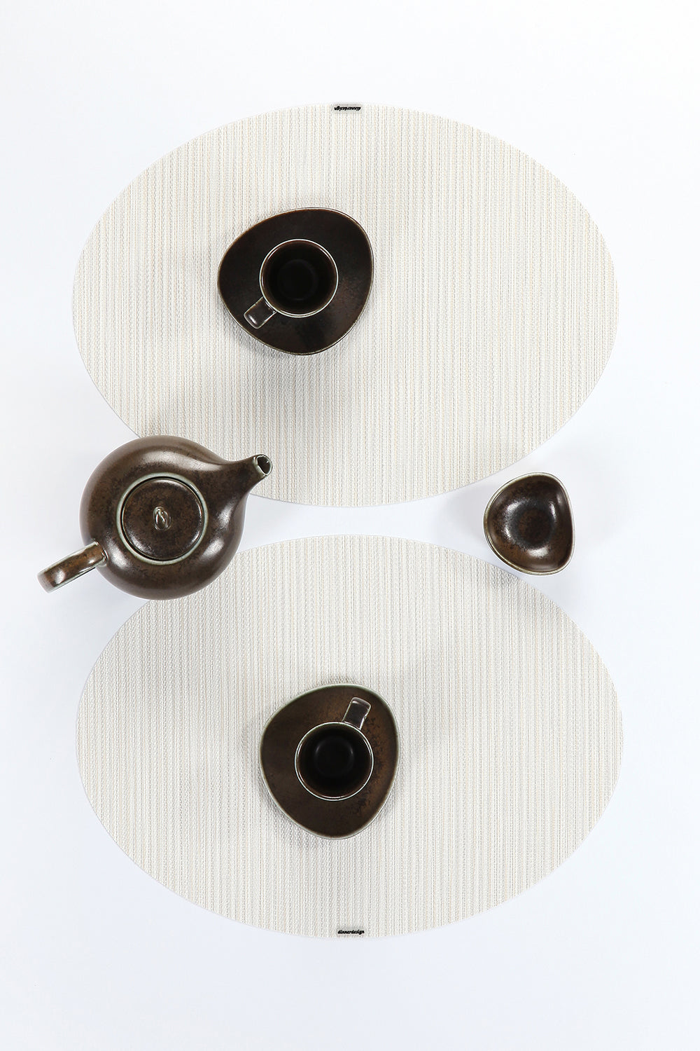 Dinnerdesign-Illusion Pearl Oval Amerikan Servis 36x49 cm-Sunum Aksesuarları-5-roqelvaxirum.shop