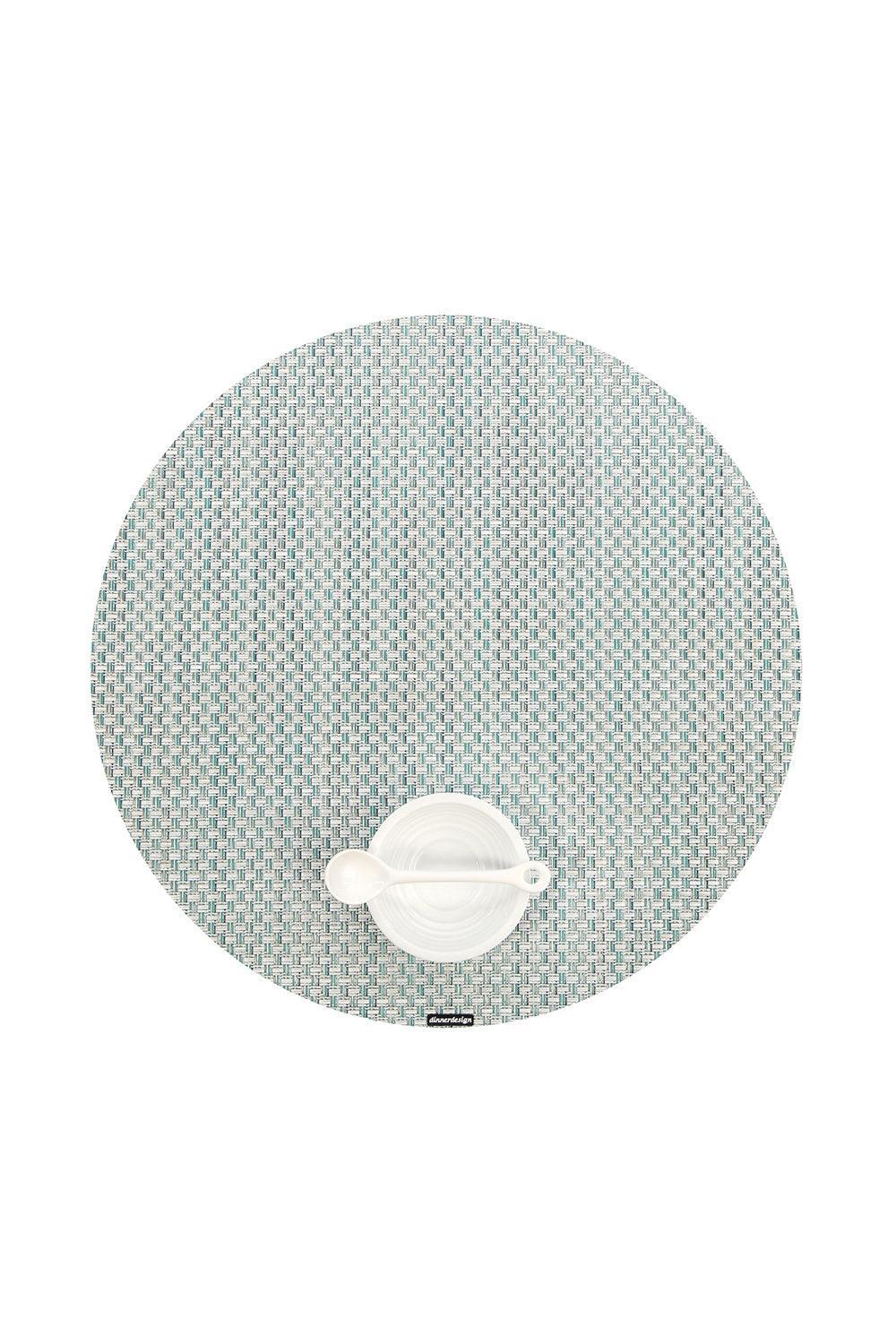 Dinnerdesign-Lino Aqua Yuvarlak Amerikan Servis 40 cm-Sunum Aksesuarları-2-roqelvaxirum.shop