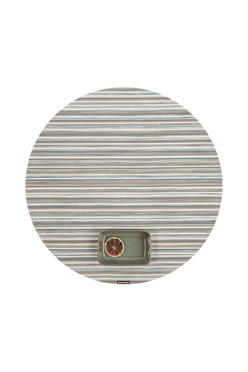 Dinnerdesign-Stripe Willow Yuvarlak Amerikan Servis 40 cm-Sunum Aksesuarları-2-roqelvaxirum.shop