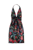 Direct Message-Black Roses Dress Short-Elbise-1-roqelvaxirum.shop