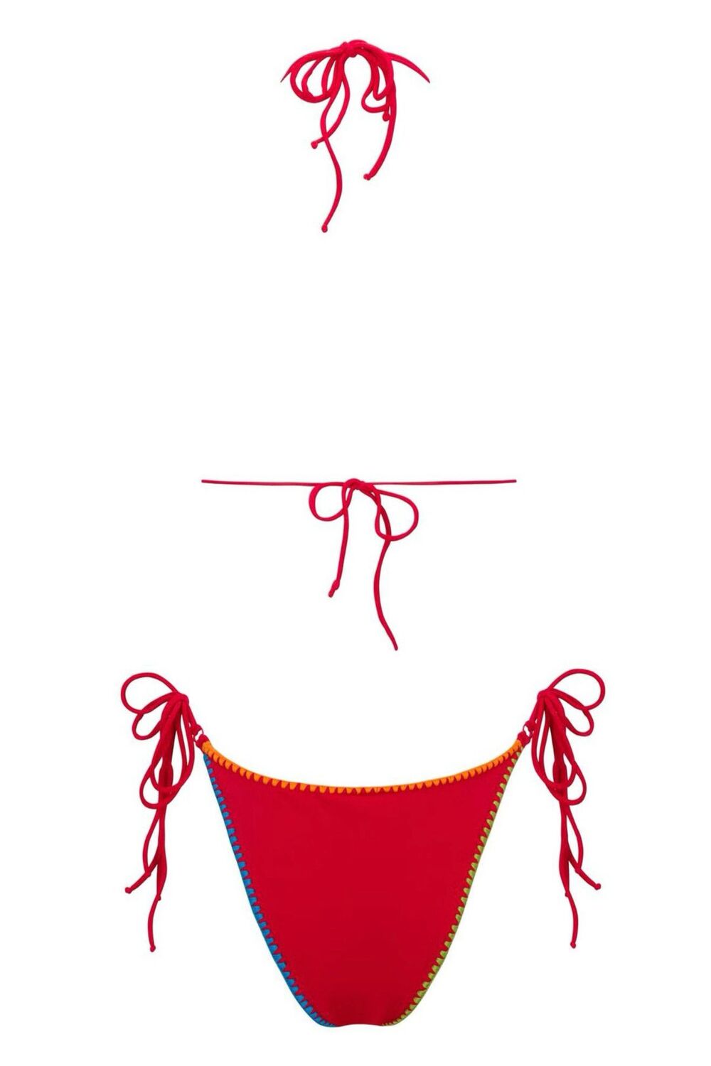 Direct Message-Deja Hand Embroidered Bikini İn Red-Bikini & Mayo-2-roqelvaxirum.shop