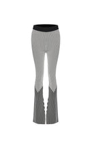 Direct Message-Georgia Knitted Trousers - Black & White-Pantolon-1-roqelvaxirum.shop