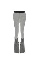 Direct Message-Georgia Knitted Trousers - Black & White-Pantolon-2-roqelvaxirum.shop