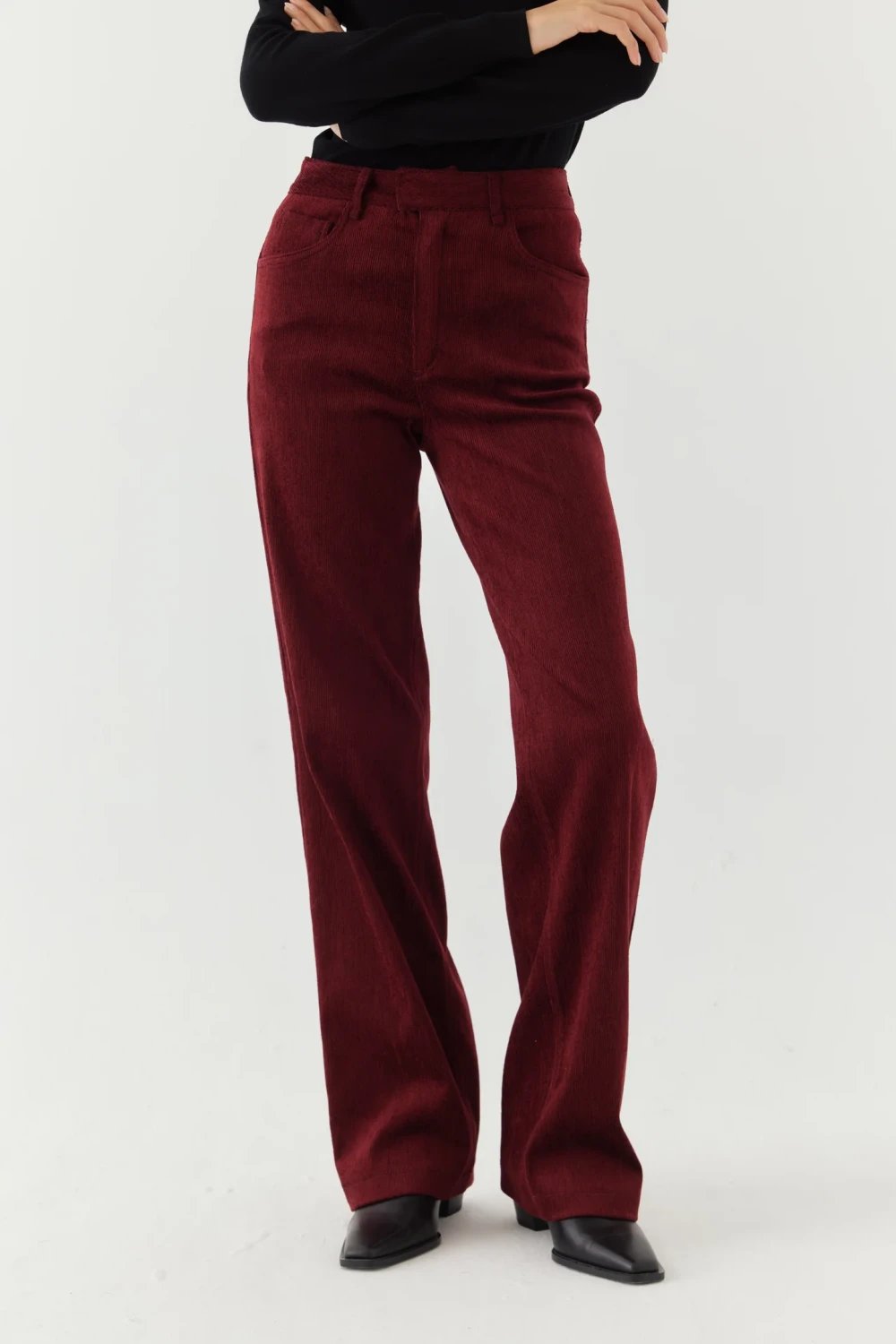 Disq London-Chilli Velvet Pants-Pantolon-5-roqelvaxirum.shop