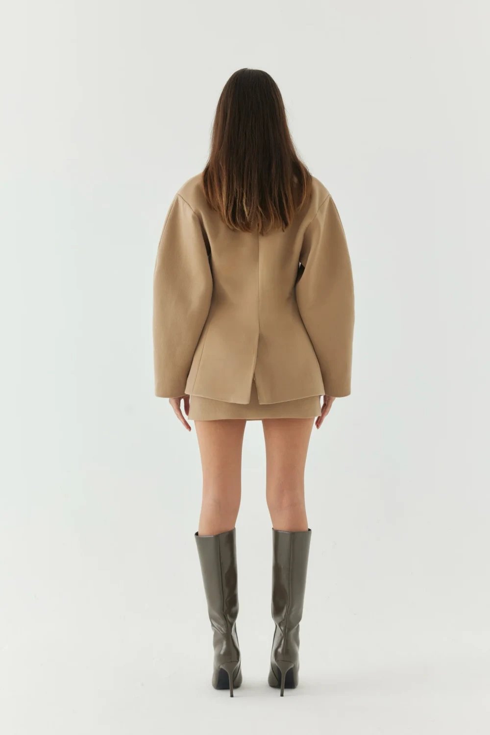 Disq London-Sculptured Wool Jacket-Ceket-3-roqelvaxirum.shop