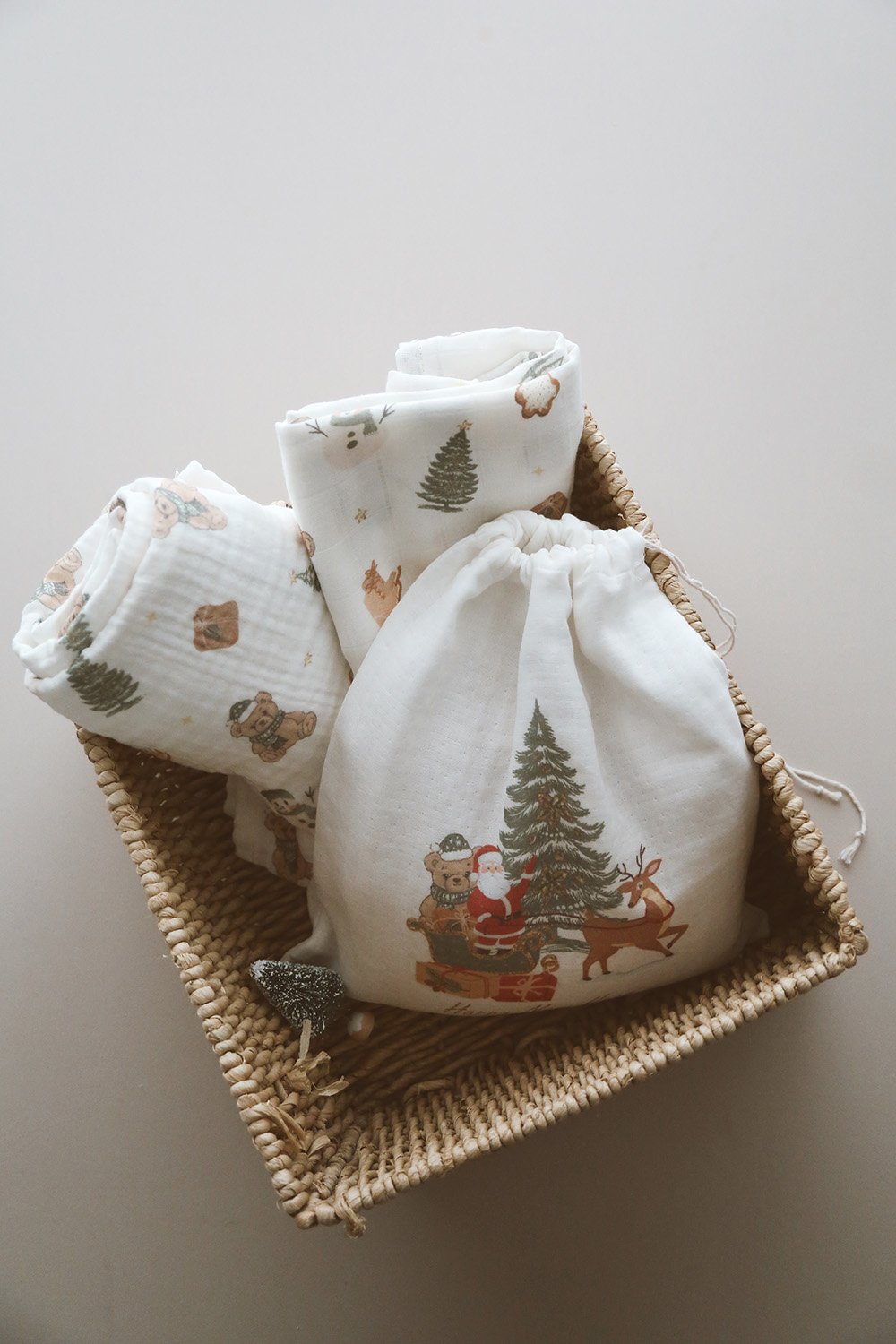 DoDo'S Baby-Dört Katli Ve İki̇ Katli Yilbaşi Özel Koleksi̇yon Noel Temali Organi̇k Bebek Müsli̇n Örtü-Yatak Örtüsü-7-roqelvaxirum.shop