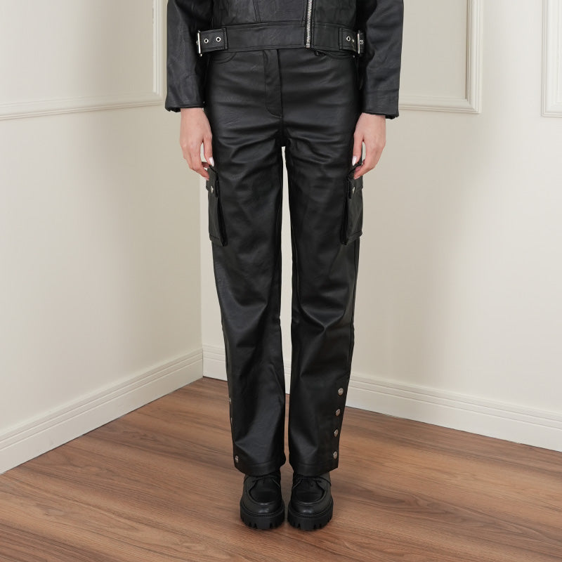 Wown-Dora Leather Pants-Deri Pantolon-5-roqelvaxirum.shop
