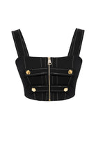 Dualsa Studio-Rose Crop Top-Crop Top-1-roqelvaxirum.shop