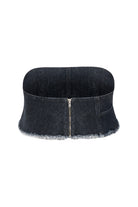 Black Denim Crop - 4