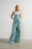 Classic Denim Corset 1 - 1