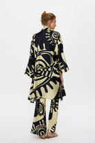 Eliphe-Rax Desenli Saten Kimono Ceket-Ceket-3-roqelvaxirum.shop