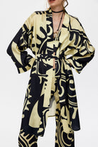 Eliphe-Rax Desenli Saten Kimono Ceket-Ceket-4-roqelvaxirum.shop