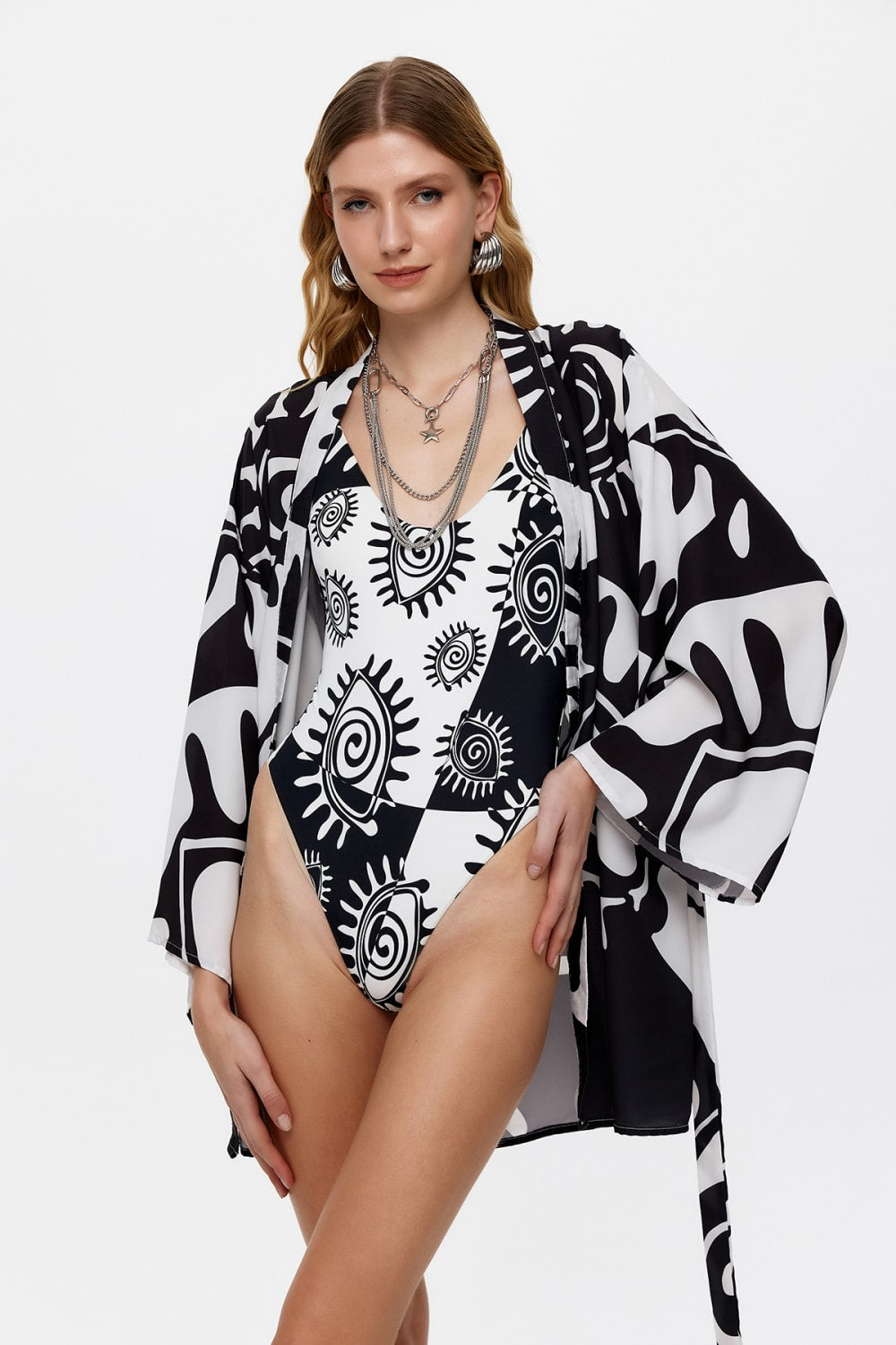 Eliphe-Rax Siyah Mini Kimono-Kimono-2-roqelvaxirum.shop