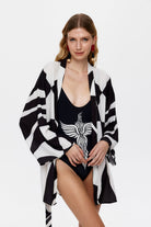 Eliphe-Sireng Siyah Mini Kimono-Kimono-1-roqelvaxirum.shop