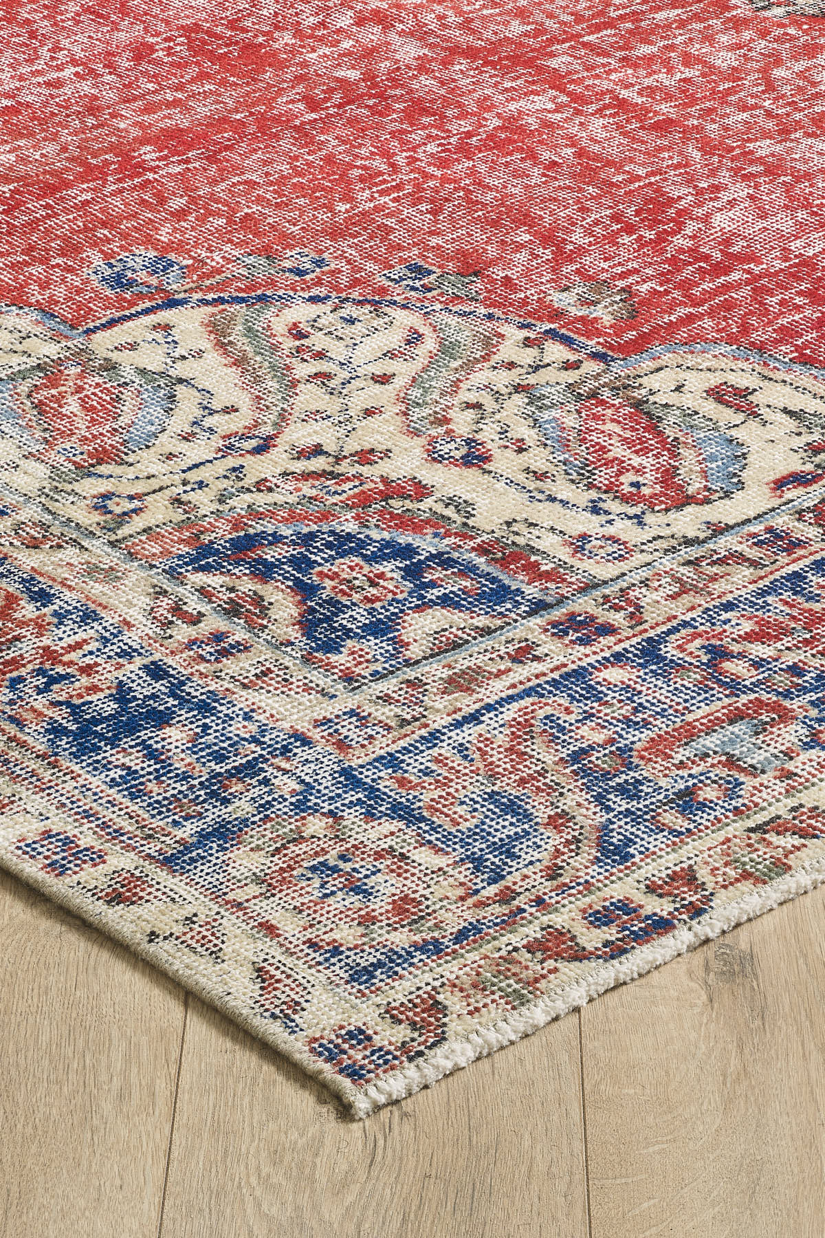 Empera-Antik Halı Vintage Etnik Desenli El Dokuması Halısı E0027-2-roqelvaxirum.shop